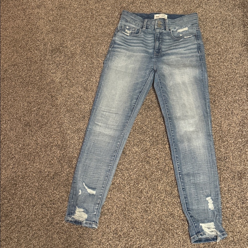 BKE Parker universal fit high rise ankle skinny. size 26